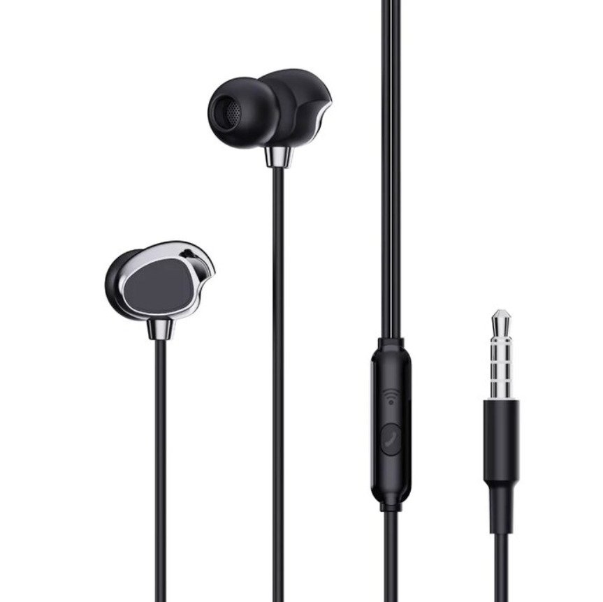AURICULAR IN EAR PLUG 3.5  XO-EP53 METAL NEGRO MANOS LIBRES
